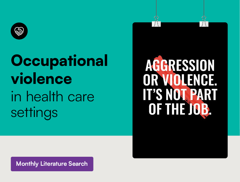 Promo tile Occupational Violence lit review