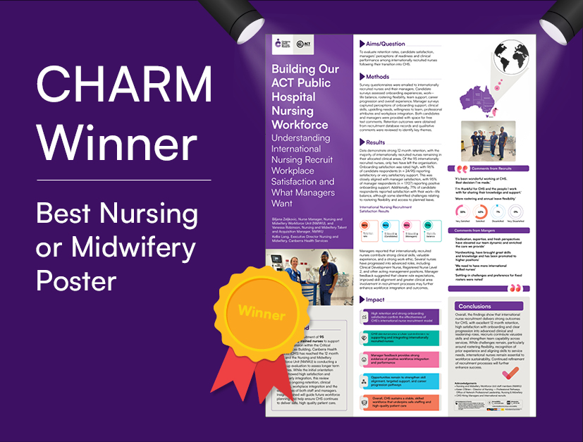 Best Nursing or Midwifery Poster CHARM 2026 image