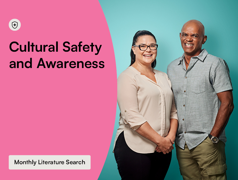 Monthly Literature Search - Cultural Safety and Awareness image